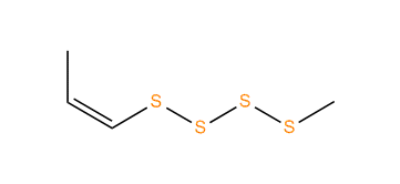 Methyl (Z)-1-propenyl tetrasulfide